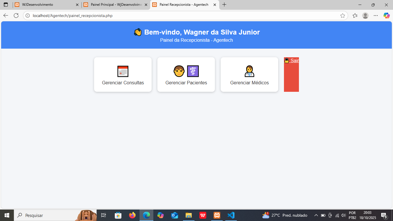 Agentech - Recepção